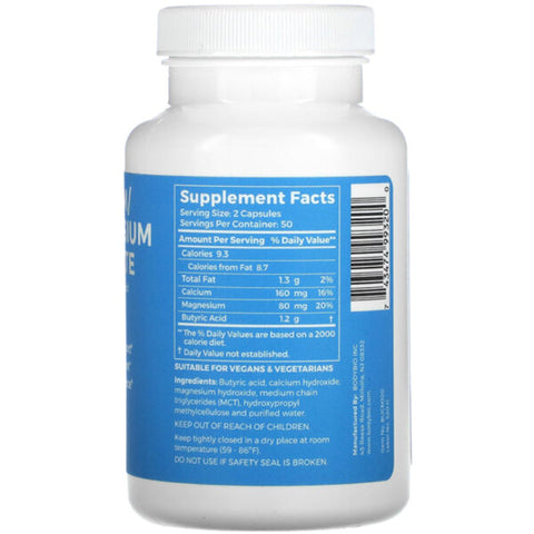 Butyrate: Calcium/Magnesium Butyrate